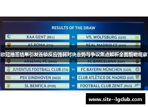 欧冠抽签结果引发连锁反应强弱对决走势与争议焦点解析全面前瞻观察 欧冠抽签结果引发连锁反应强弱对决走势与争议焦点解析全面前瞻观察
