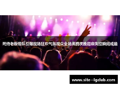 死侍老板带队引爆现场狂欢气氛观众全场沸腾夜晚彻底失控瞬间成最